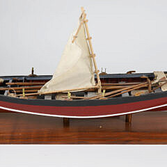 Contemporary Model of a Whaleboat, Fully Outfitted