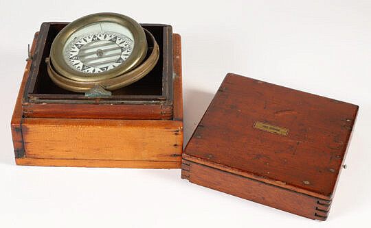 91-3690 Jake Hornor Box Lifeboat Compass A IMG_9978