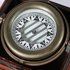 Jake Hornor’s Boxed Bronze Gimbaled Lifeboat Compass