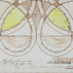 Calligraphy “An Emblem of Love”, Dated February 23rd, 1852