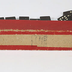 Antique Set of “Double Nine” Dominoes in Original Box