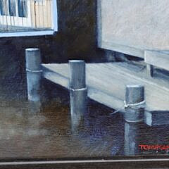 Yasemin Tomakan Oil on Canvas “North Wharf”