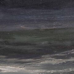 Reggie Levine Oil on Masonite “Night Surf”