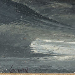 Reggie Levine Oil on Masonite “Night Surf”