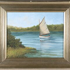 Kathleen Potter Oil on Canvas " Quiet Pleasure"