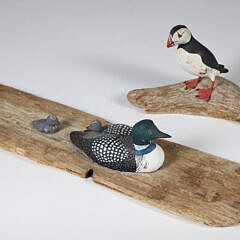 Two Miniature Bird Carvings 