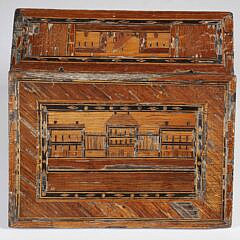 Napoleonic Prisoner of War Straw Work Box, circa 1800