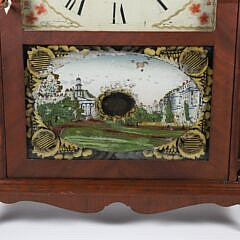 American Pillar and Scroll Mantel Clock, 19th Century