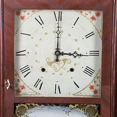 American Pillar and Scroll Mantel Clock, 19th Century