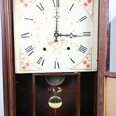 American Pillar and Scroll Mantel Clock, 19th Century
