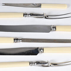 Mappin and Webb Sheffield Stainless Six Piece Boxed Carving Set