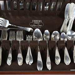 Ninety Piece Sterling Silver Flatware Service