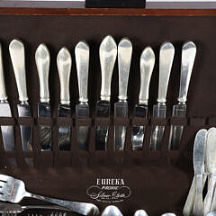Ninety Piece Sterling Silver Flatware Service