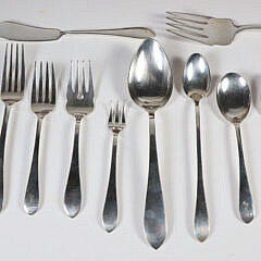 Ninety Piece Sterling Silver Flatware Service