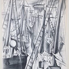 Ryah Ludins Limited Edition Lithograph “Masts”