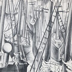 Ryah Ludins Limited Edition Lithograph “Masts”