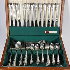 Rogers Brothers Silver Plated Flatware Service For Twelve