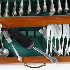 Rogers Brothers Silver Plated Flatware Service For Twelve