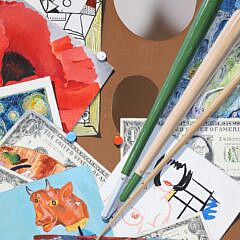 Tom Kraa Tromp L’Oeil Painter’s Pallet, circa 1989