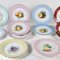 55-5385 Twelve Fruit Deocrated Lunch Plates A IMG_0014 2