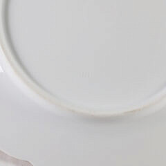 Twelve Vintage Fruit Decorated Luncheon Plates