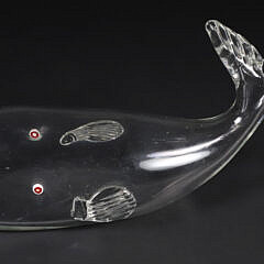 59-5385 Hand Blown Glass Sperm Whale Decanter A IMG_0070