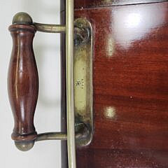 Antique Satinwood Fan Inlaid Serving Tray