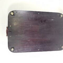 Antique Satinwood Fan Inlaid Serving Tray