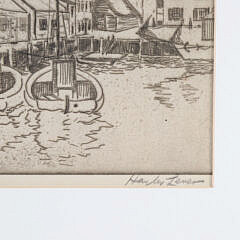 Richard Hayley Lever First State Engraving “North Wharf”