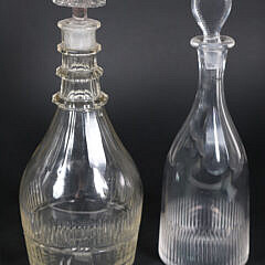 Four Various Antique Crystal Decanters 