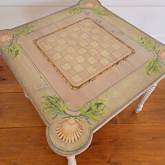 Contemporary Paint Decorated Games Table