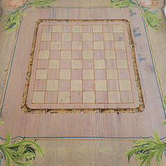 Contemporary Paint Decorated Games Table
