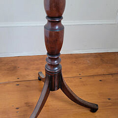 Octagonal Mahogany Tripod Candlestand, 19th Century