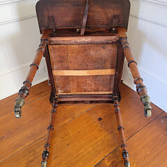 Mahogany Drop Leaf One Drawer Pembroke Games Table, 19th Century