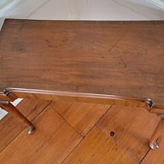 Queen Anne Mahogany Gateleg Games Table, 18th Century