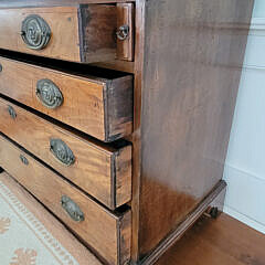 Georgian Mahogany Secretary Bookcase, late 18th Century