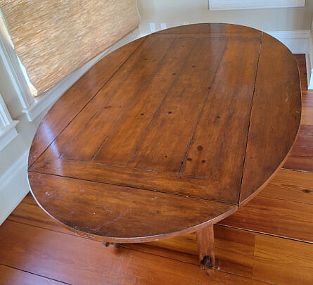 Contemporary Mahogany Dining Table