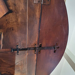 Contemporary Mahogany Extension Rectangular or Oval Dining Table