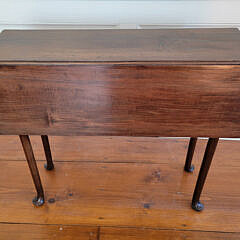 Diminutive Queen Anne Mahogany Drop Leaf Table, early 19th Century
