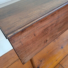 Diminutive Queen Anne Mahogany Drop Leaf Table, early 19th Century