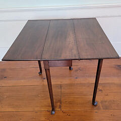 Diminutive Queen Anne Mahogany Drop Leaf Table, early 19th Century