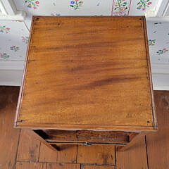 Oak Two Tier One Drawer Night Stand, 19th Century