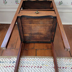 Oak Two Tier One Drawer Night Stand, 19th Century
