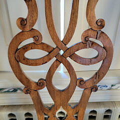 Chippendale Style Triple-Back Mahogany Settee, 19th Century