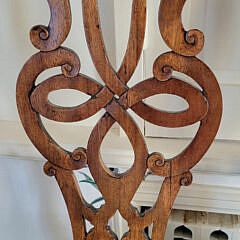 Chippendale Style Triple-Back Mahogany Settee, 19th Century