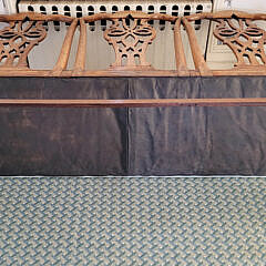 Chippendale Style Triple-Back Mahogany Settee, 19th Century