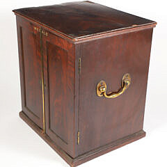 Mahogany Medal Box, 19th Century