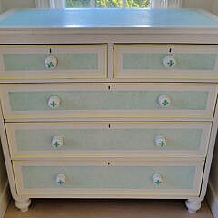198-5515 Paint Decorated Tall Dresser A_20250128_112249