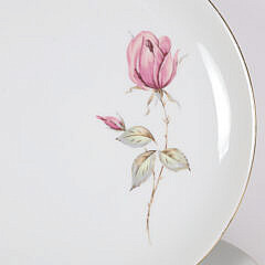 Johann Haviland Bavaria Germany Dinner Service in the “Rose” Pattern