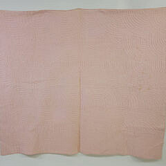 Vintage Pink and Green Patchwork Quilt